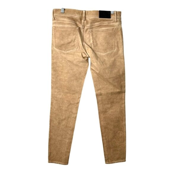 Ralph Lauren 105 Cigarette Jean Black Label Slim Fit Mid Rise Tan Womens Size 29 - Picture 2 of 7